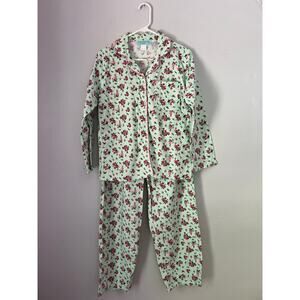 Amanda Paige Floral Pajama Set Size M Sleepwear Winter Pajamas Feminine